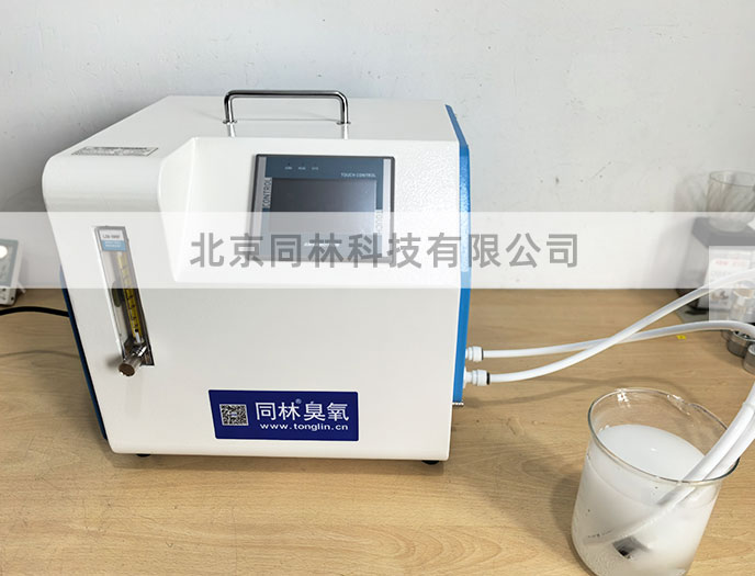 臭氧微納米氣泡機(jī)測(cè)試現(xiàn)場(chǎng)